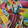 Abstract Cubism Dancers Diamond Paintings