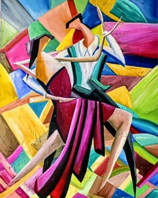 Abstract Cubism Dancers Diamond Paintings