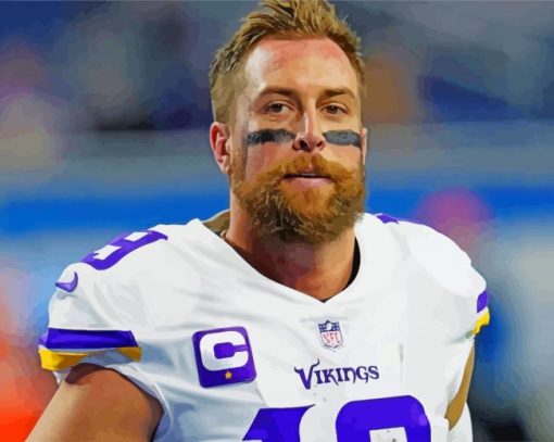 Adam Thielen American Football Player Diamond Painting