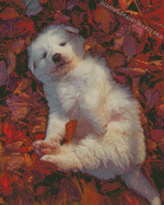 Adorable Great Pyrenees Diamond Painting