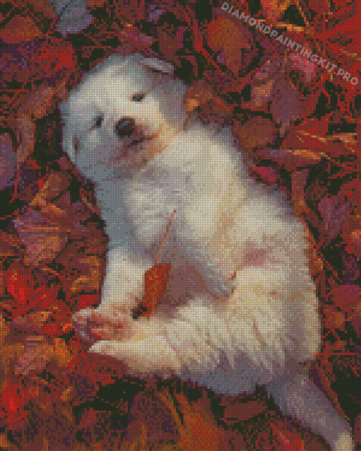 Adorable Great Pyrenees Diamond Painting