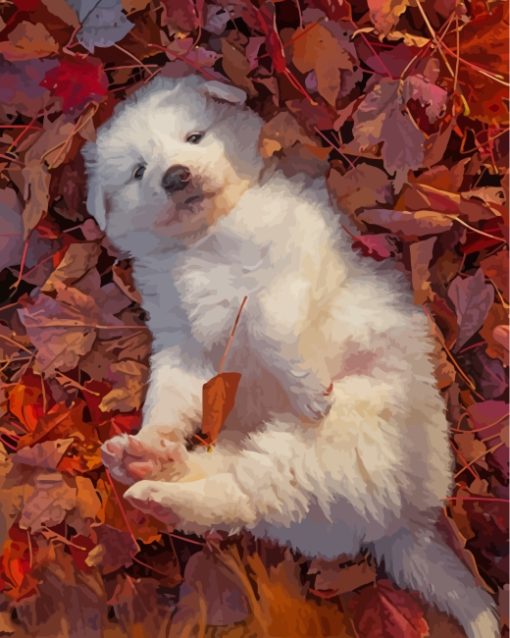 Adorable Great Pyrenees Diamond Painting