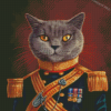 Aesthetic Army Cat Diamond Paintings