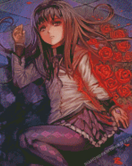 Aesthetic Homura Akemi Diamond Paintings