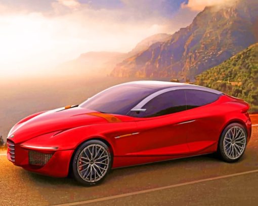 Alfa Romeo Gloria Concept Diamond Painting