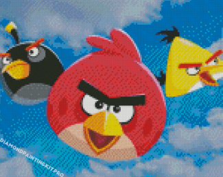 Angry Birds Diamond Paintings