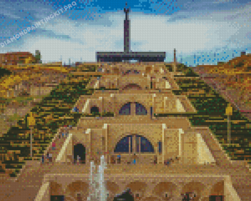 Armenia Yerevan Cascade Complex Diamond Painting