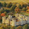 Autumn Bodiam Castle Diamond Painting