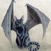 Bat Cat Diamond Paintings