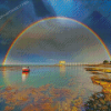 Bembridge Rainbow Landscape Diamond Painting