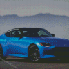 Blue Fairlady Car Diamond Painting