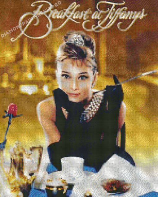 Breakfast At Tiffanys Poster Diamond Painting