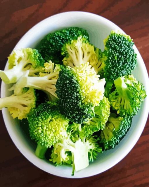 Broccoli Bowl Diamond Painting