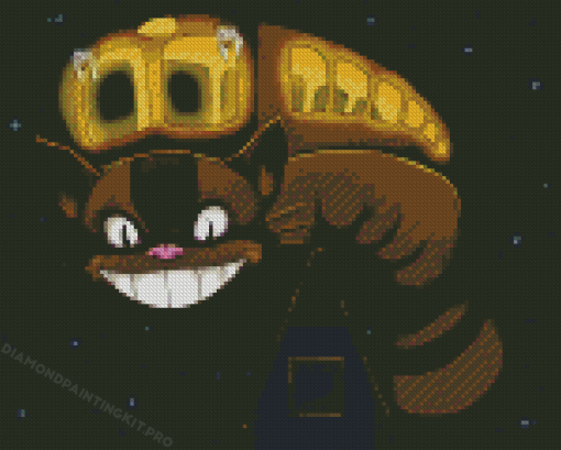 Catbus Totoro Anime Diamond Painting