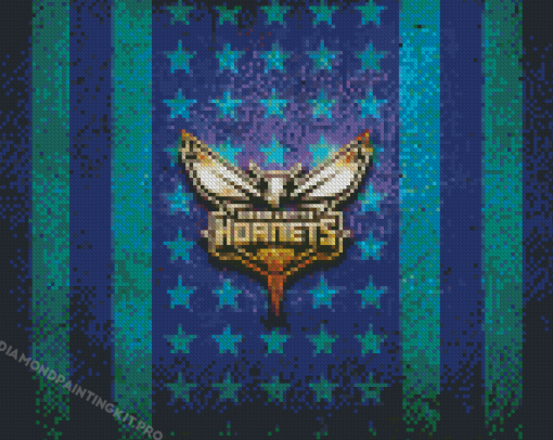 Charlotte Hornets Logo Art Diamond Paintings