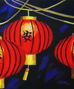 Chinese Lantern Diamond Paintings