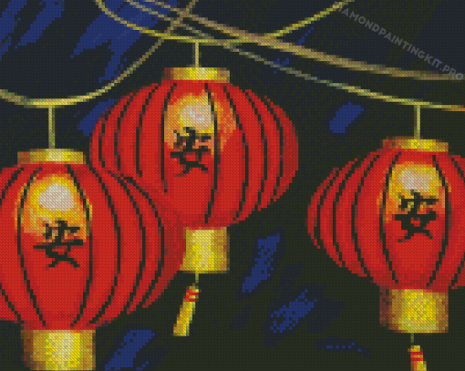 Chinese Lantern Diamond Paintings