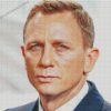 Close Up Daniel Craig Diamond Painting