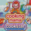 Cooking Mama Cookstar Poster Diamond Paintings