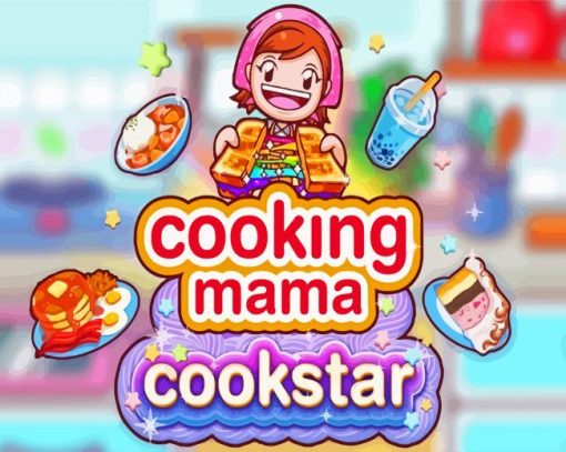 Cooking Mama Cookstar Poster Diamond Paintings