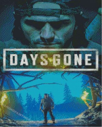 Days Gone Game Poster Diamond Painting