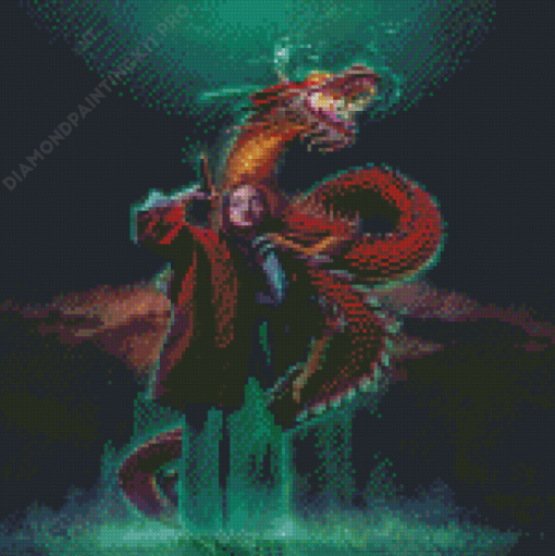 Disney Mulan And Mushu Movie Diamond Painting