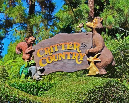 DisneyLand Critter Country Diamond Painting