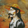 Don Quixote Portrait Diamond Paintings