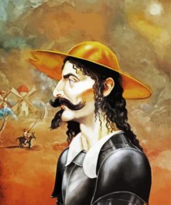 Don Quixote Portrait Diamond Paintings