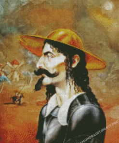 Don Quixote Portrait Diamond Paintings