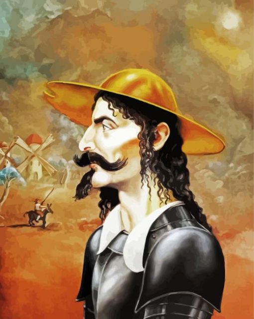 Don Quixote Portrait Diamond Paintings