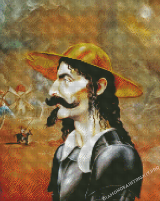 Don Quixote Portrait Diamond Paintings