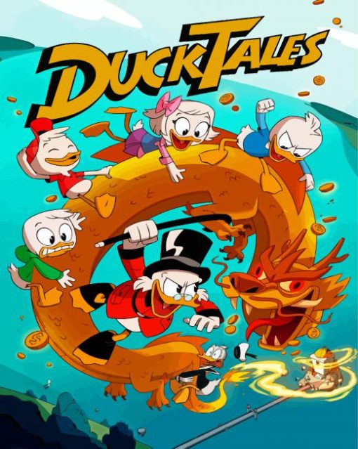 DuckTales Poster Diamond Paintings