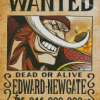 Edward Newgate One Piece Wanted Diamond Painting