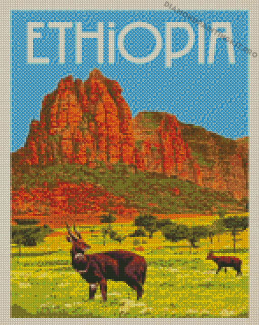 Ethiopia Poster Diamond Paintings