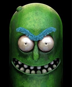 Evil Pickle Rick Diamond Painting