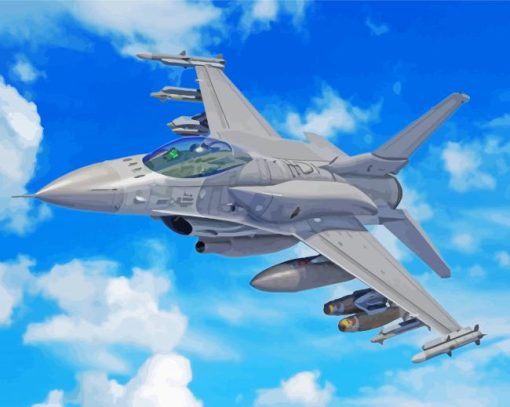 F 16 Diamond Paintings