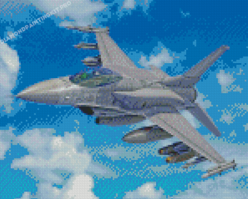 F 16 Diamond Paintings