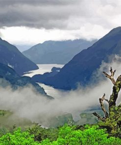 Fiordland New Zealand Landscape Diamond Paintings