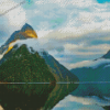 Fiordland Island Reflection Diamond Paintings