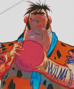 Flintstone Bowling Diamond Paintings