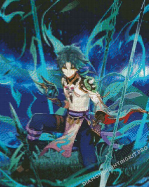 Genshin Impact Xiao Diamond Painting