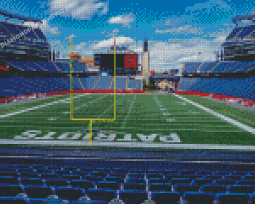 Gillette Stadium Massachusetts Diamond Painting