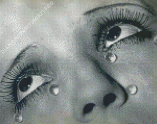 Glass Tears Man Ray Diamond Painting