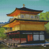 Golden Palace Japan Building Art Diamond Painting