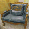 Grey Old Chair Diamond Paintings