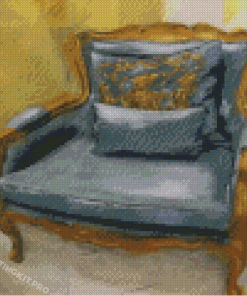Grey Old Chair Diamond Paintings