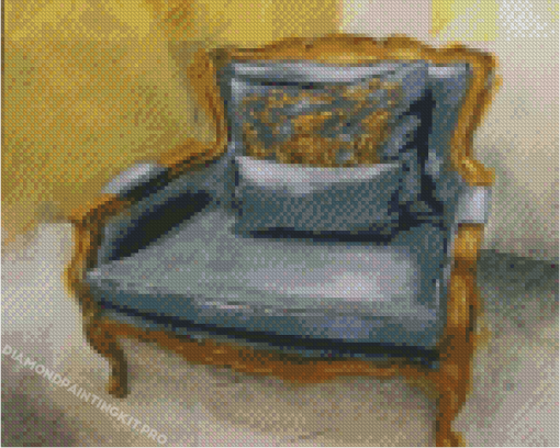 Grey Old Chair Diamond Paintings