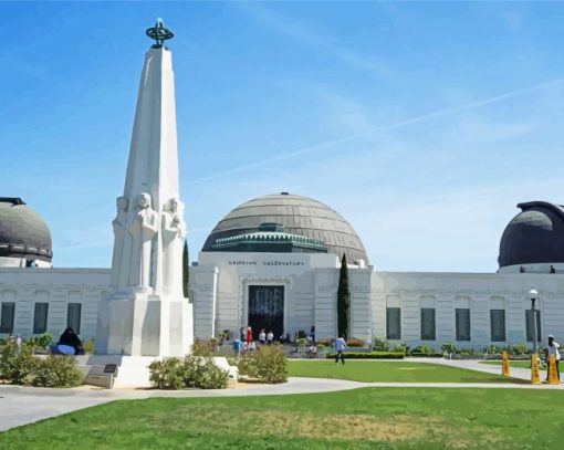 Griffith Observatory Los Angeles Diamond Painting