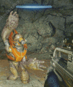 Grunt Halo Infinite Game Diamond Painting